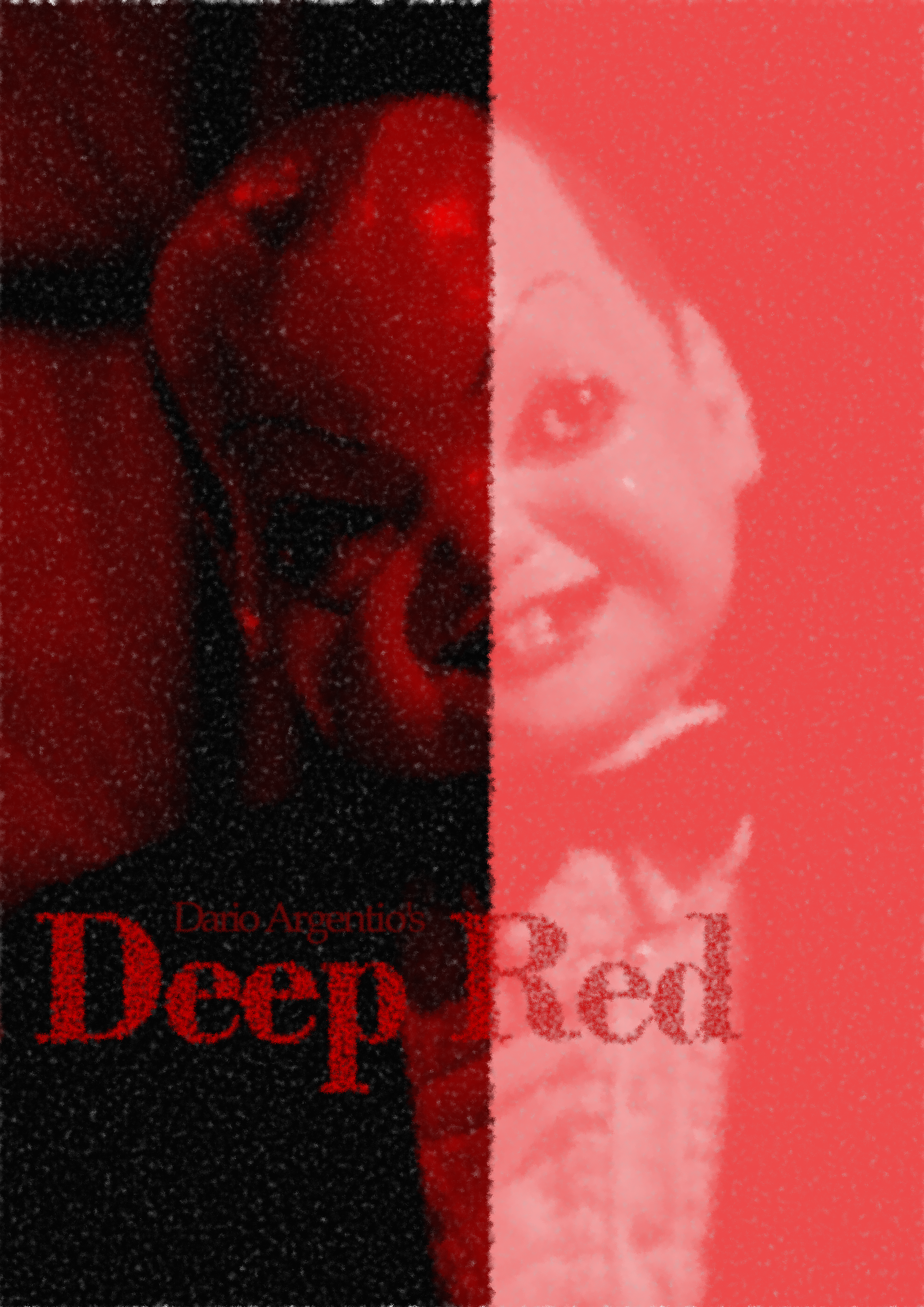Deep Red Poster