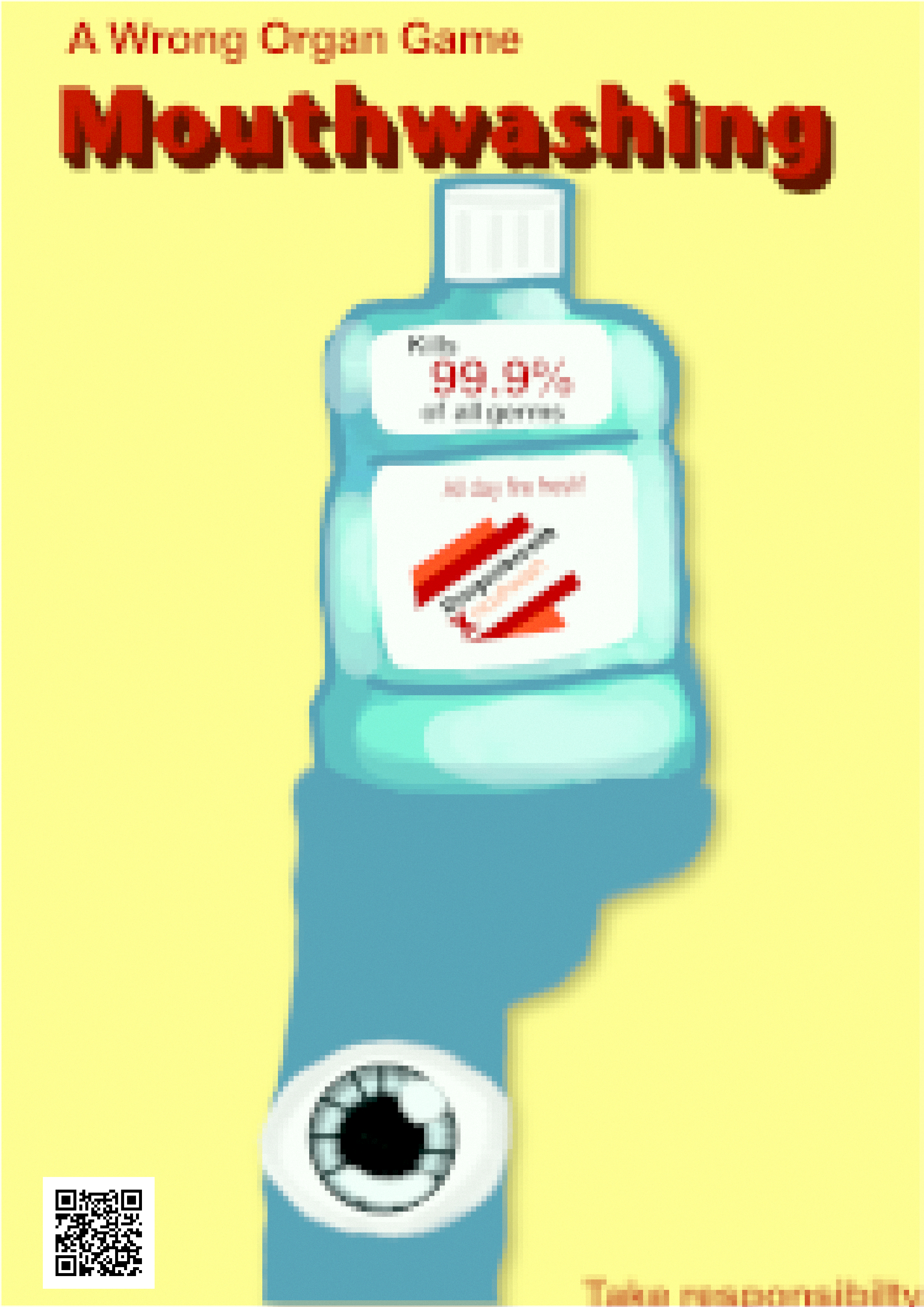 mouthwashingillustrationposter